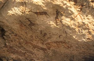 Steinzeit-Malereien aus Zimbabwe 